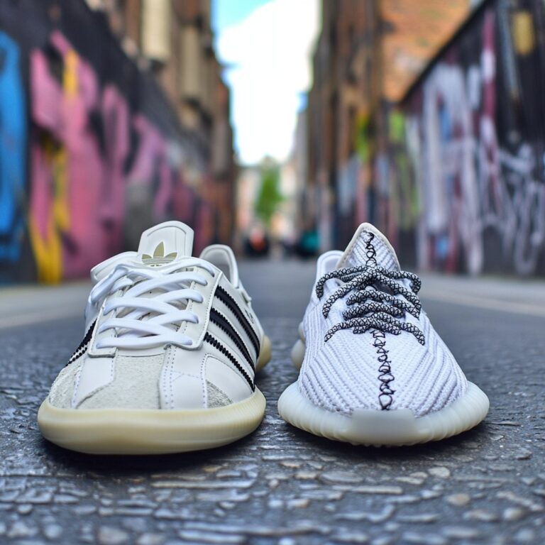 Adidas samba en yeezy boost 350 v2: streetwear iconen van nu