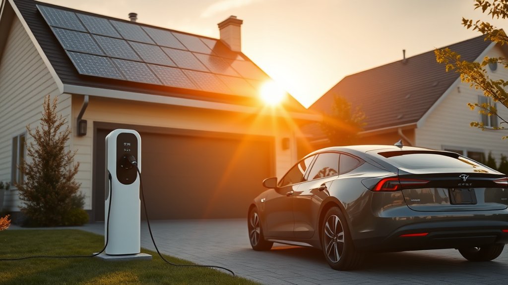 Voordelen van zonnepanelen en thuislaadstations voor je ev