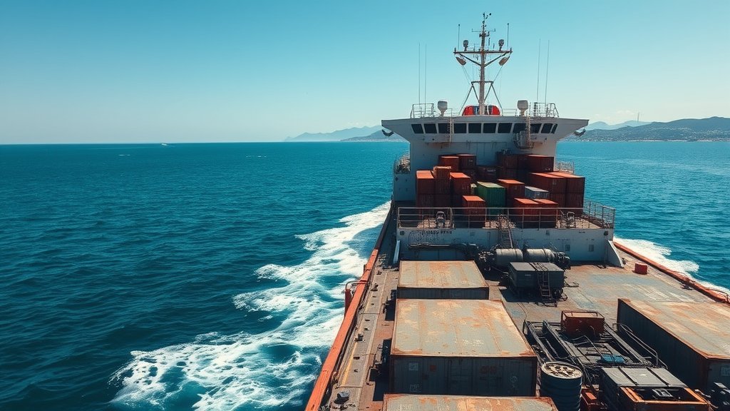 Het dagelijkse leven en de avonturen aan boord van een vrachtschip