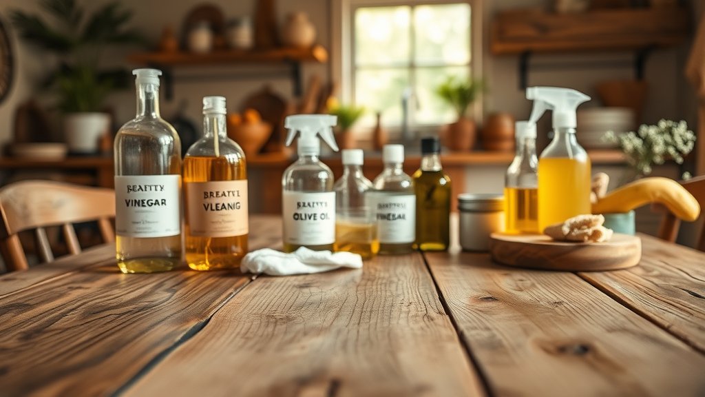 Zo houd je jouw houten tafel mooi met natuurlijke middelen